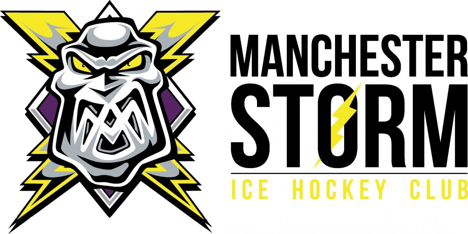 Manchester Storm Highlights Logo, British Ice Hockey
