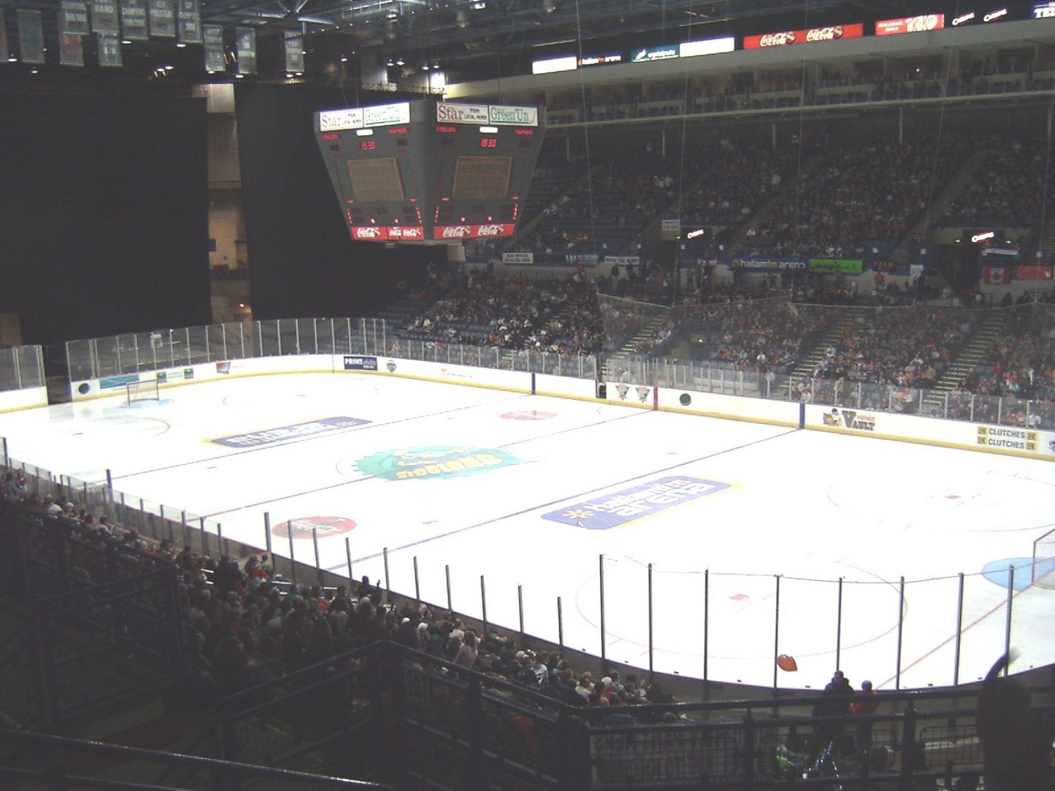 Sheffield Arena Interior, British Ice Hockey
