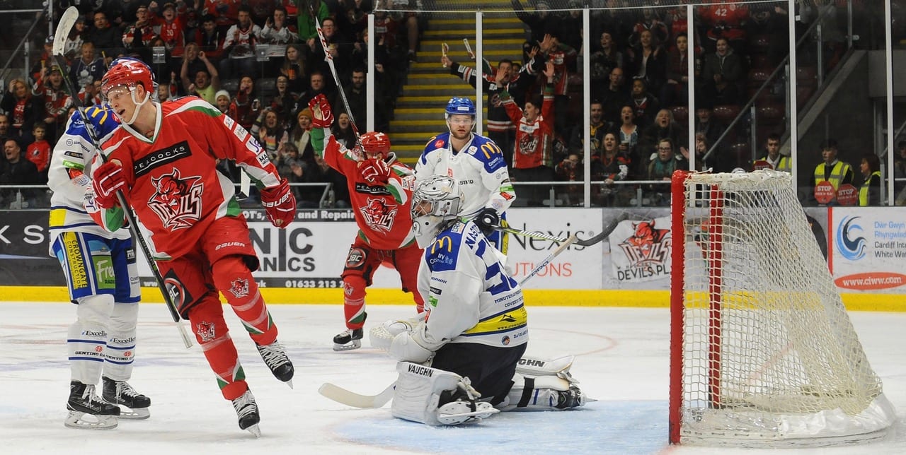 Picture 1 Matt Pope Scores The Opening Goal V Coventry In The First Period, British Ice Hockey