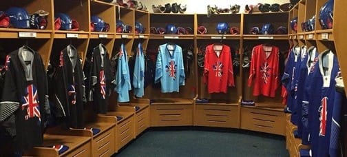GB U20 Dressing Room, British Ice Hockey