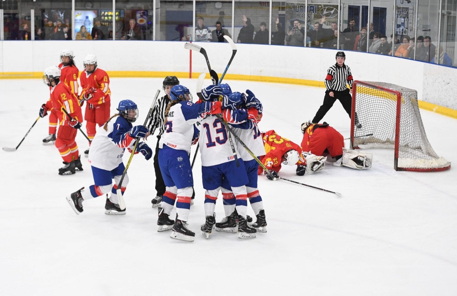 Wakeling Goal V China, British Ice Hockey