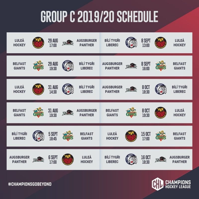 CHL schedule confirmed for Giants and Devils | British Ice Hockey