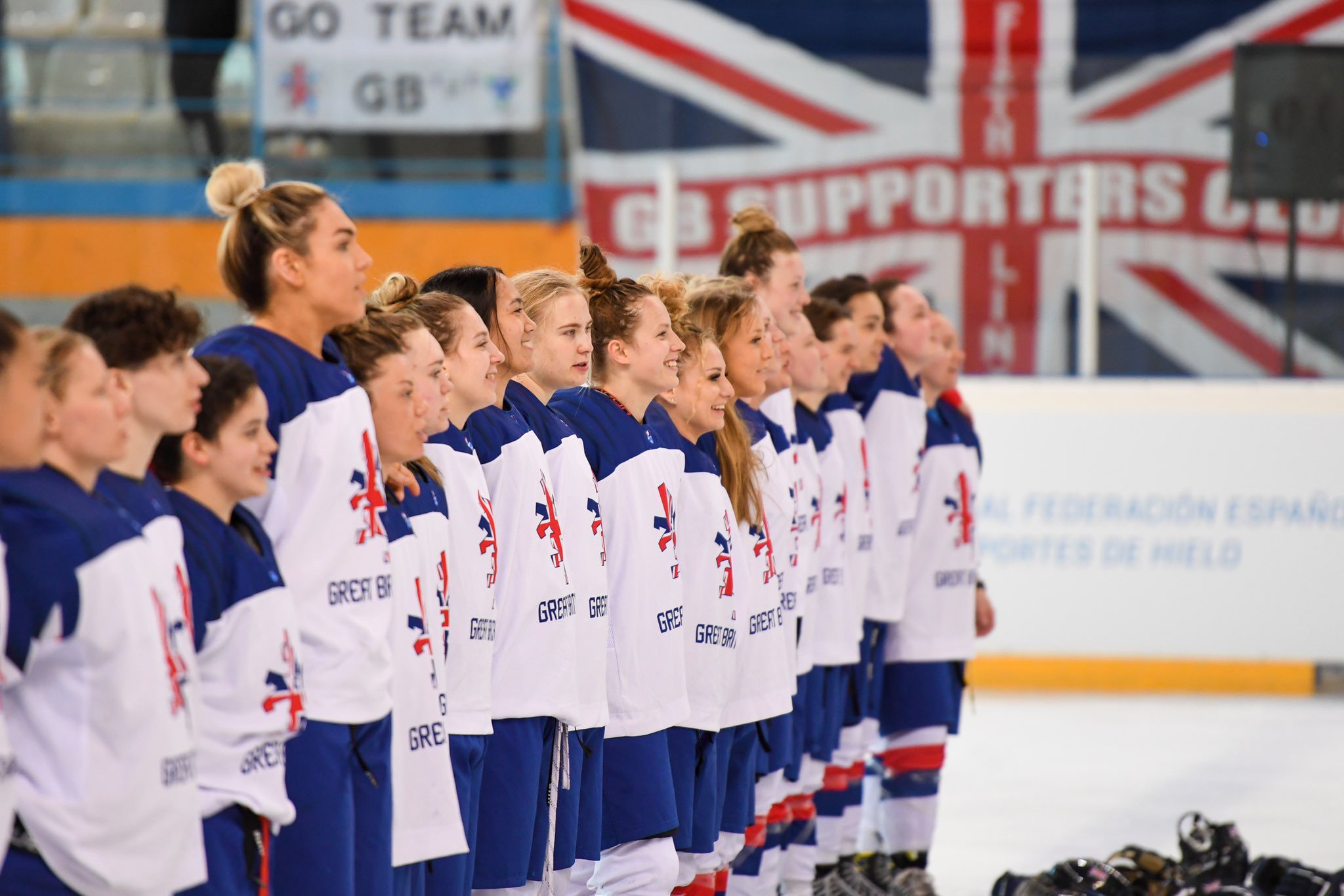 GB Women National Anthem V Estonia 2022, British Ice Hockey