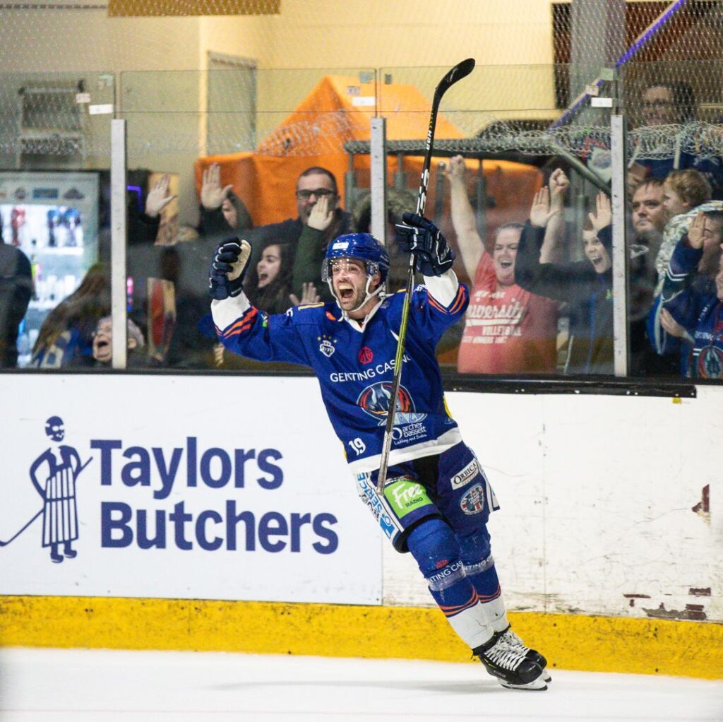 Luke Ferrara joined the Nottingham Panthers from the Coventry Blaze earlier this summer (Image: Scott Wiggins)
