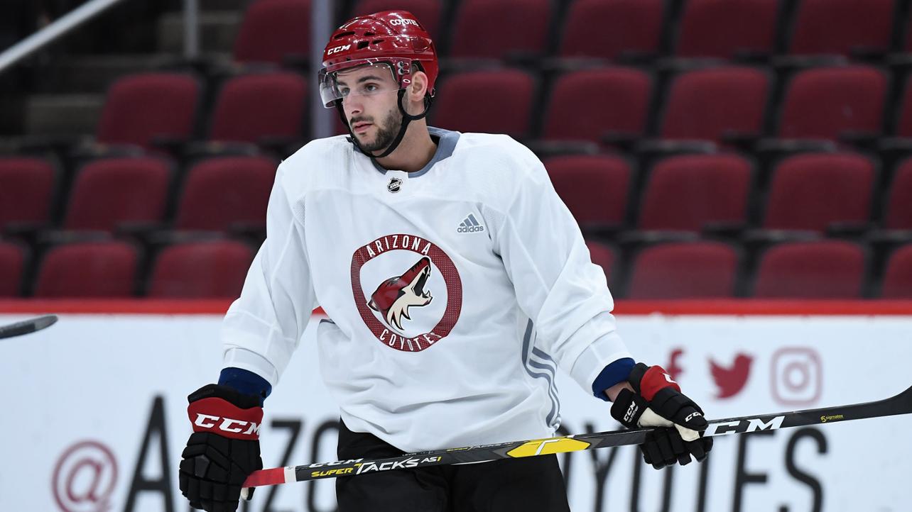 David Levin attended the Arizona Coyotes rookie camp in 2019 (Image: NHL)