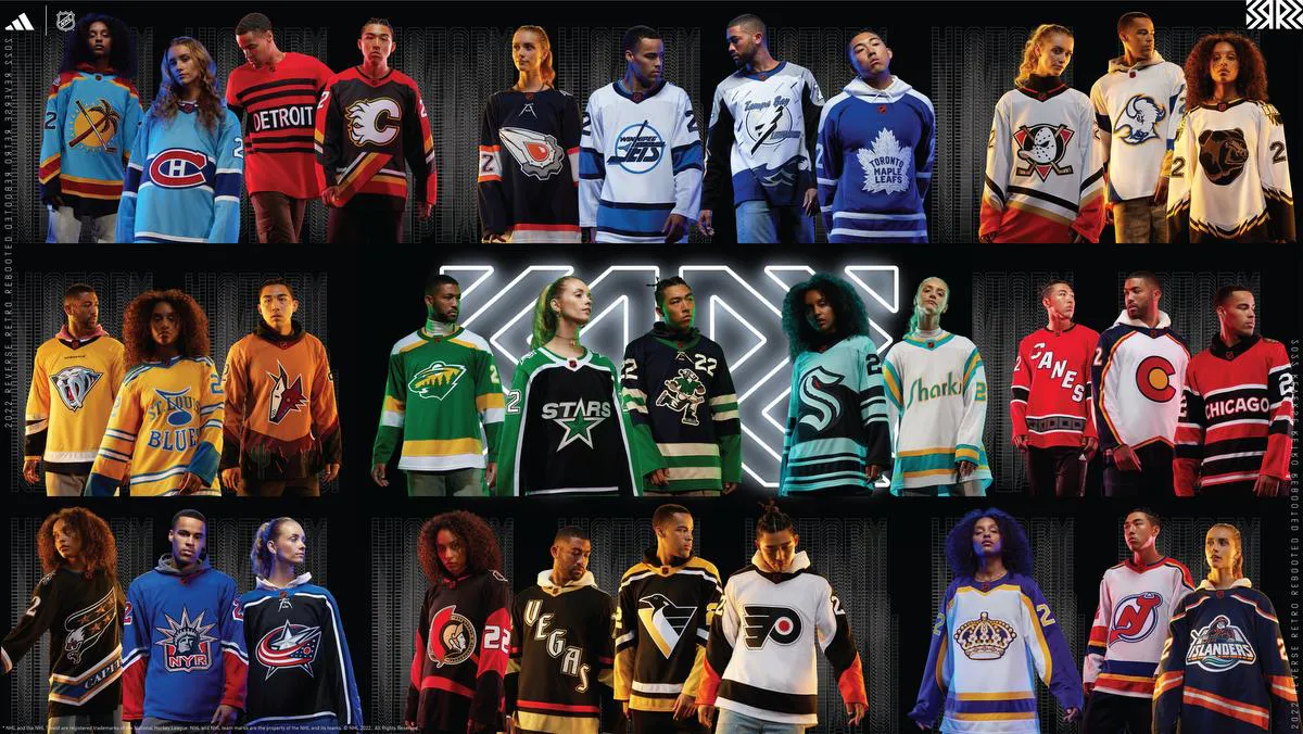 2022-23 NHL Retro Reverse (Image: Adidas / NHL)