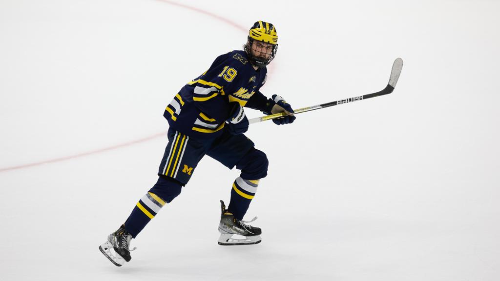 Adam Fantilli, 2023 NHL Draft Prospect (Image: University of Michigan)