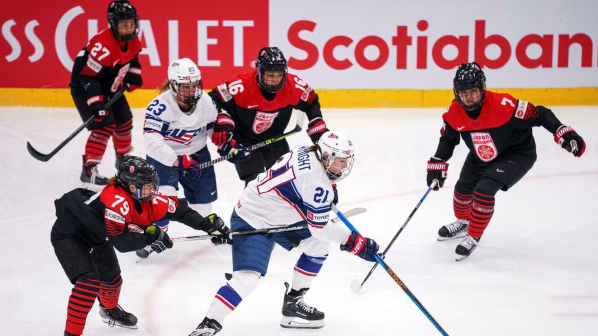 US V Japan IIHF Womens World Championship, British Ice Hockey