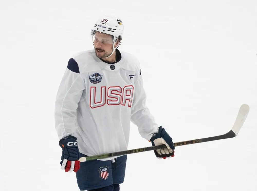 4 Nations Face-Off: Auston Matthews, Team USA (Image: NHL)