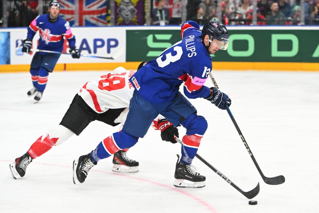 David Phillips, Team GB (Image: IIHF) evan mosey