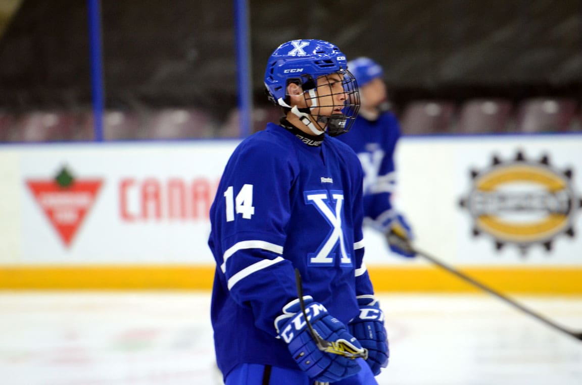 Kaleb Ergang, Manchester Storm (Image: NCAA)